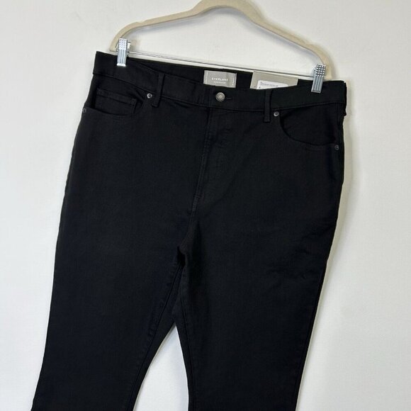 NEW Everlane Feel Good Jeans Womens Size 35 Black High Rise - Picture 5 of 11